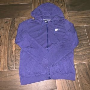 Nike | purple zip up